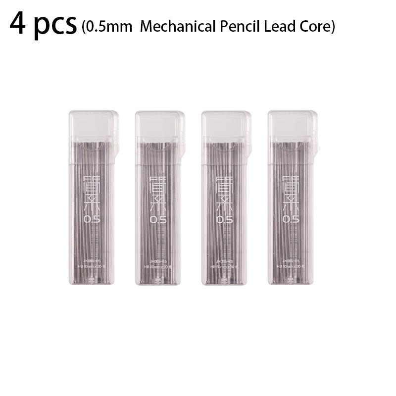 

Deli 4pcs 0.5mm/0.7mm Mechanical Pencils Lead Core Drawing Sketch Tools Propelling Pencils Stationery School&Office Supplies