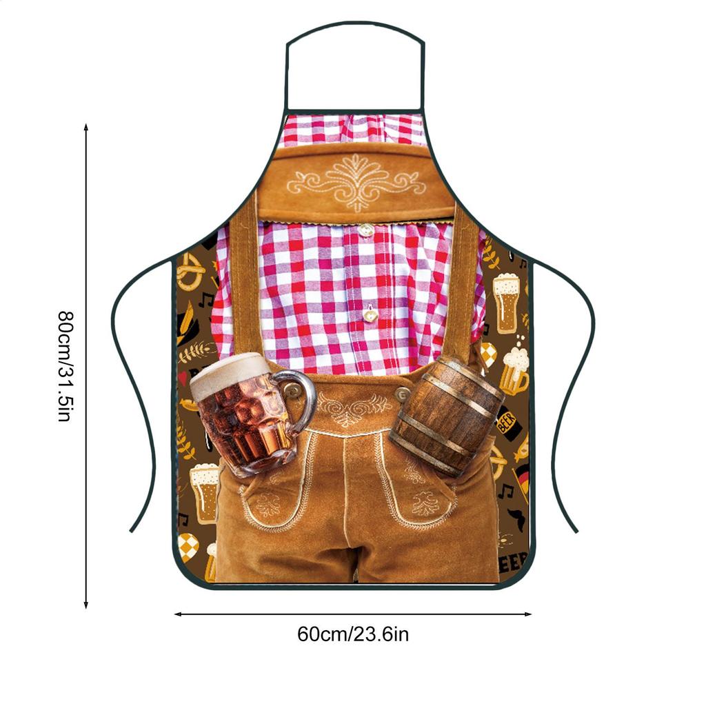 Lustige Schürzen für Männer Erwachsene Kochschürze Fleckenabweisend Atmungsaktive Schürzen für Weihnachten Restaurant Hochzeit Halloween