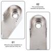 6Pcs Closet Rod Brackets Alloy Clothes Pole Holders Corrosion Resistant Closet Rod Supports for Bathroom Wardrobe Shower Curtain