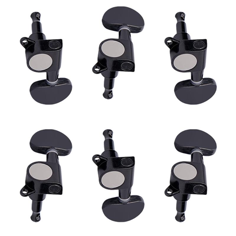 6Pcs Sealed Guitar String Tunings Peg Replacement  3L3R Guitar Machine Head Knobs Tunings Key Acoustics Guitar Tuner