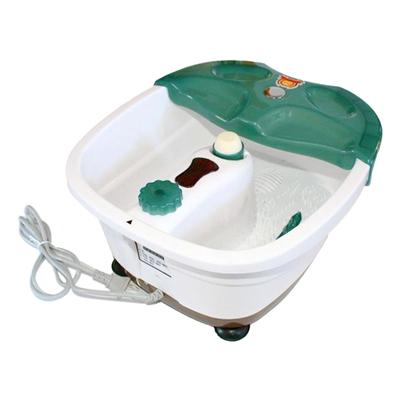 Foot Heating Bath Massager Bubbles 2 Roller Stress Relief Magnet Tactile Control Foot Spa Bath