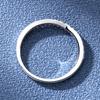 V Shape Wishbone Moissanite Wedding Band Rhodium Plated S925 Silver Pave Stone Stackable Women Matching Ring Trendy GRA
