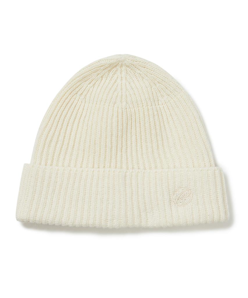 CLOVE [22Fw Clove] Ribbed Beanie (Ivory)