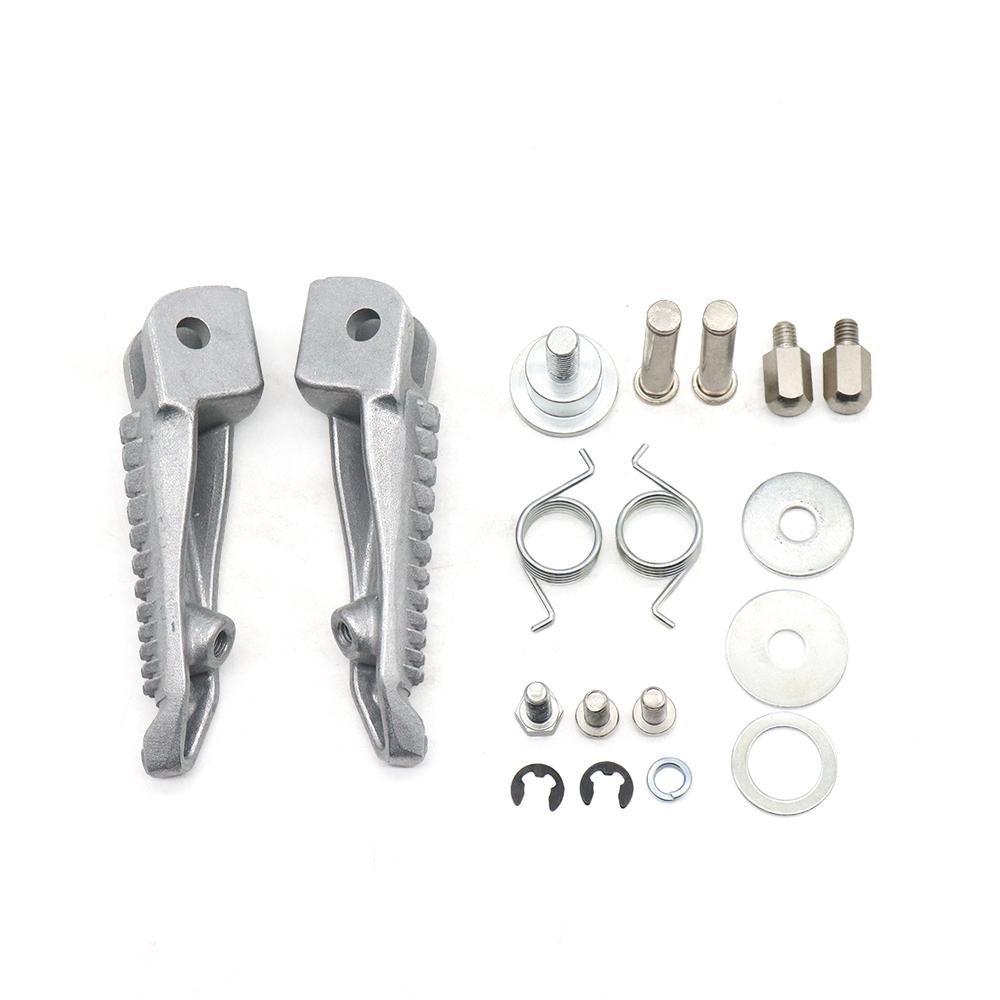 

For Kawasaki ZX4R ZX4RR ZX-4R ZX-4RR ZX 4R 4RR Motorcycle Accessories Front Footrest Foot pegs Brackets Foot Pedals B