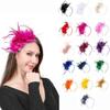 Pack Of 12 Piece Elegant Feather Headpieces Fascinator Headdress For Tea Parties And Special Occasion