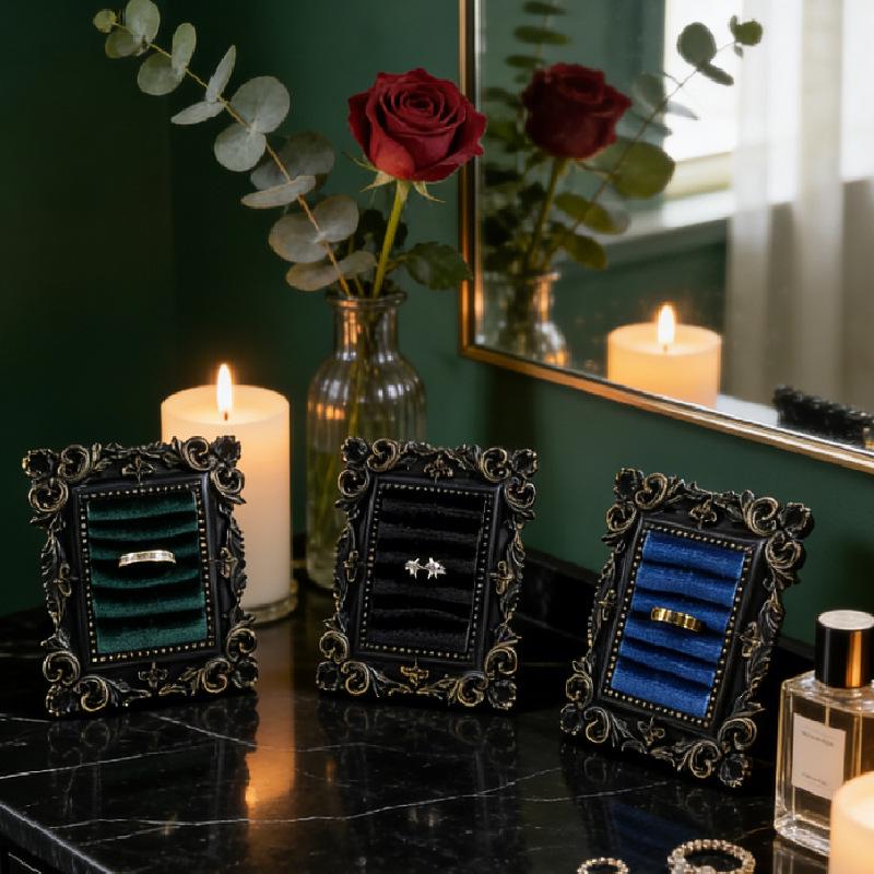Gothic Dark Style Earring, Nail Art & Jewelry Display Frame