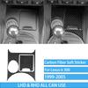 Real Carbon Fiber Car Accessories Gear Shift Set Trim Cover Soft Sticker For Lexus is 300 1999 2000 2001 2002 2003 2004 2005