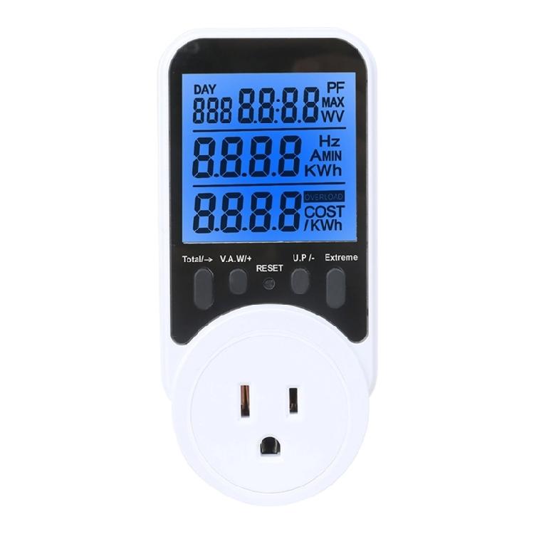 Professional Grade Power Monitoring Socket Electricity Current Detection Energy Cost Overloading Protective 3680W
