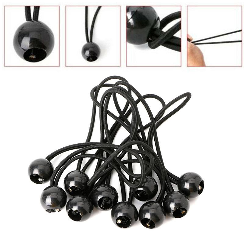 20/50 stücke Set Outdoor-Zubehör Elastische Seil Ball Wandern Zelt Zubehör Bänder Bungee Cords Plane Tie Down Strap Camping Gürtel