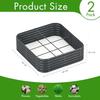 2-Pack 4x1.5ft Galvanized Raised Garden Bed Outdoor Planter Bed Metal Planter Box for Gardening and Planting Dark Grey