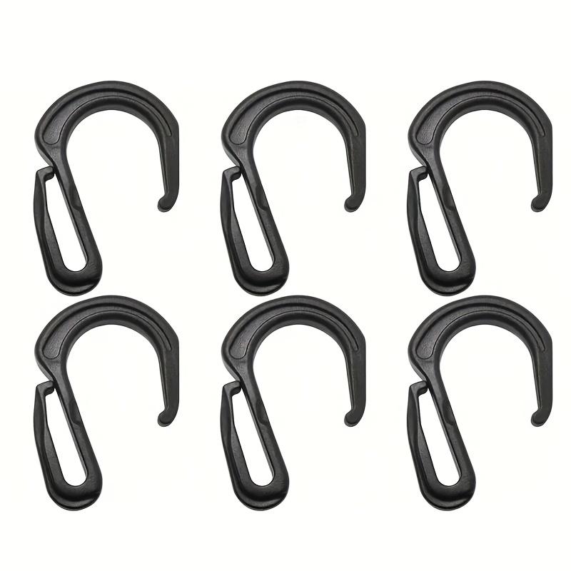 

6pcs Quick Release Detachable Plastic S-Shaped Holder Buckle for Backpack Camping Webbing Bags Hiking