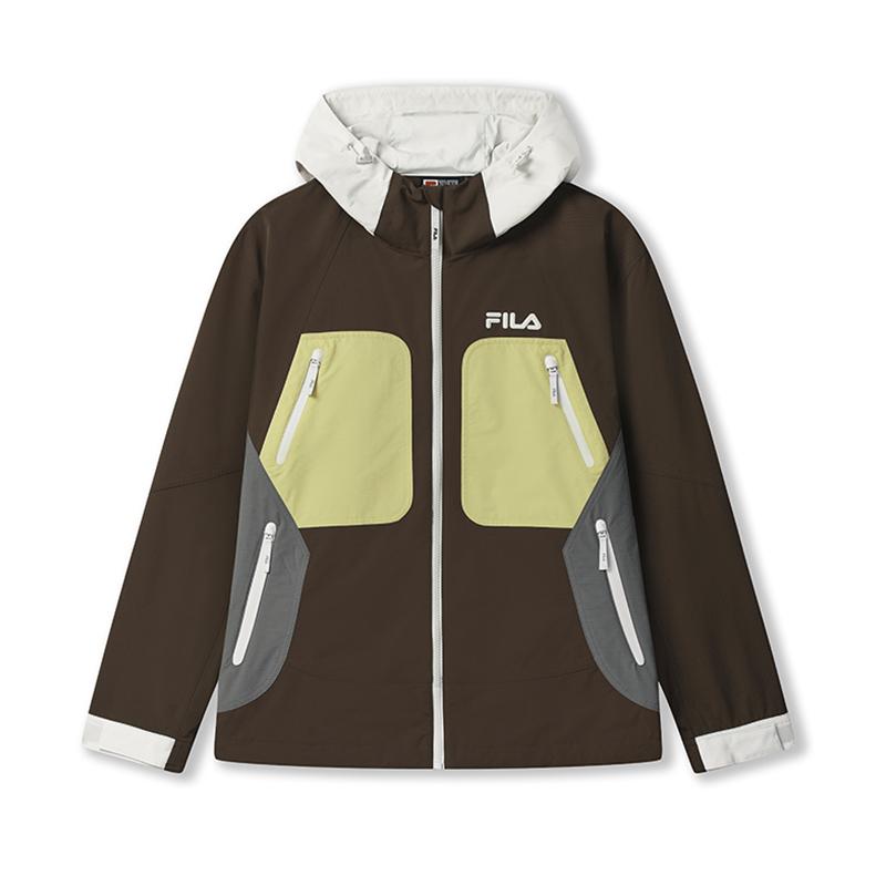 

FILA Original Fashion Retro Casual Versatile Comfortable Stylish Woven Hooded Jacket Men jackets F11M539706F-BN L