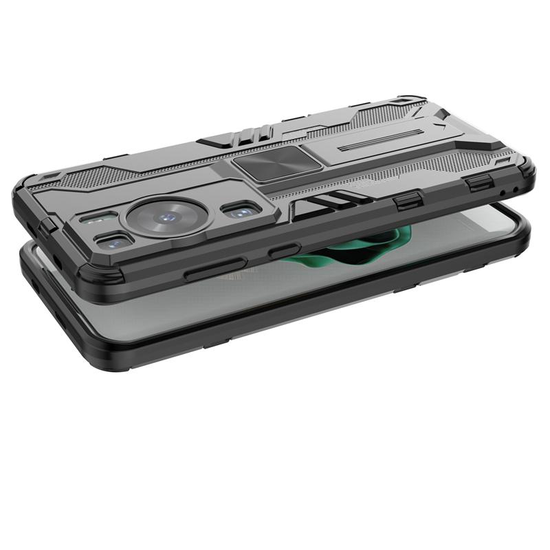 Für Huawei P 60 P60 Pro Hülle Stoßfest Auto Magnethalter Handyhülle Für Huawei P60 Art P60Pro Kameraschutz Rückseite