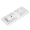 RV Interior Light 2 Dome LED Ceiling Light 600lm with 3 Way Switch DC 12V for Boat Yacht Warm White Light 6500K