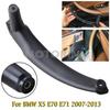 For BMW E70 X5 07~2014 Passenger Right Inner Door Panel Handle Pull Cover Black