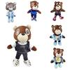 Adorable Kanye Teddy Bear Plush Toy Soft Crystal Velvet Stuffed Doll Collectible