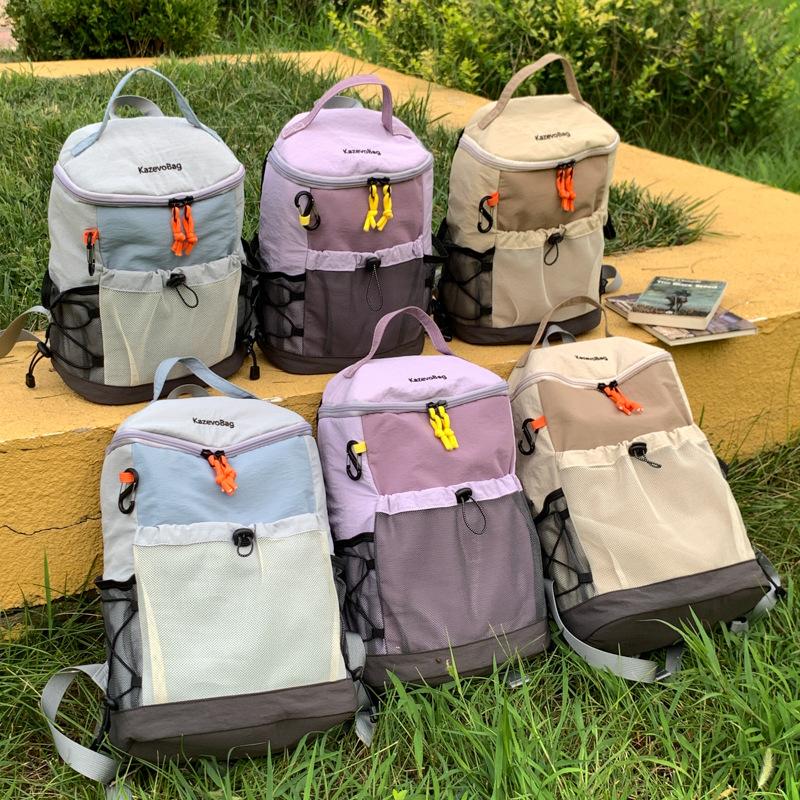 Schoolbag New Korean Leisure Sports Backpack Outdoor Backpack Hiking Large Capacity Travel Schoolbag Light Commute