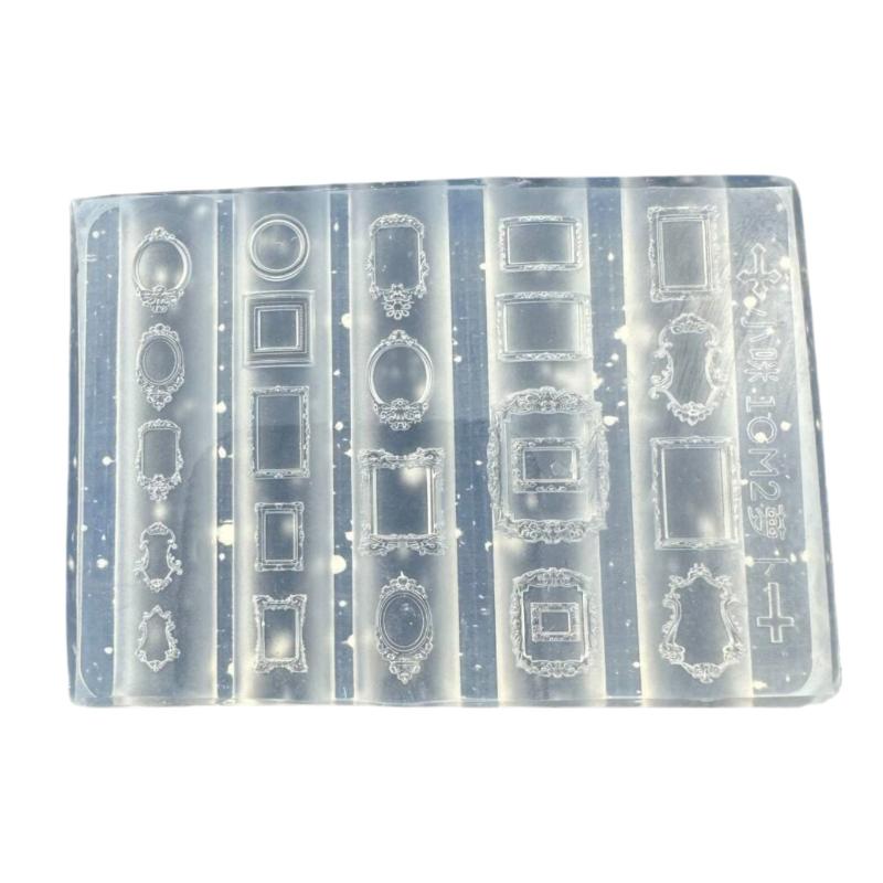 3D Silikon Nagelform Blume Seidenband Schmetterling Design Transparentes Relief DIY Nagelkunst Dekoration Maniküre Werkzeug