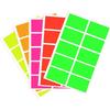 True-Ally 500 Piece Multocolored Fluorescent Color 50X25 Mm Sticker Self Adhesive Labels Writable Surface For Kids Activ