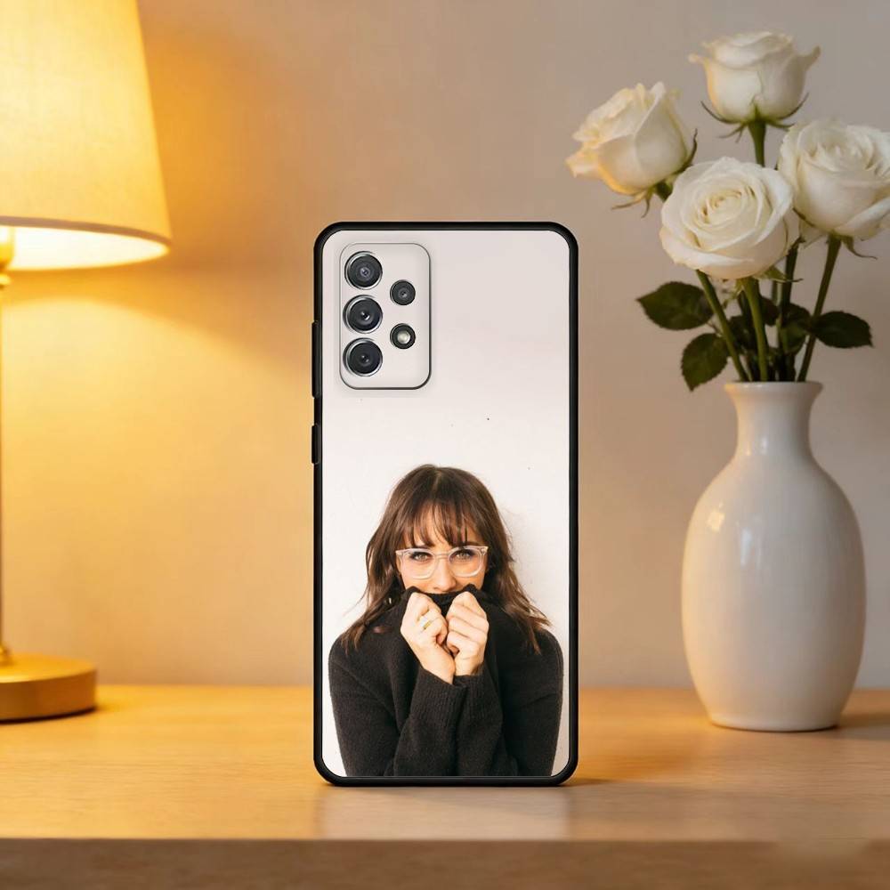 

Beauty R-Rashida J-Jones Phone Case For Samsung Galaxy A73,A72,A71,A70,A53,A52,A51,Soft Silicone Black Cover Samsung a70