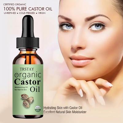 Eyelash Eyebrow Growth Oil Brow Essential Oils Essence Anti Alopecia Castor Oil Organic 100% Pure