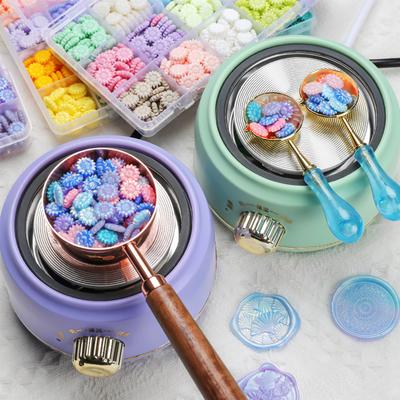 Fire Wax Electric Furnace DIY Stamp Craft Electric Sealing Wax Furnace Handmade Supplies 2-speed Adjustable Scrapbooking Gifts
