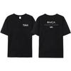 Summer Trendy Brand RVCA T-shirt Men's Women's Plus Size Loose Short-sleeved Fashion Design Tee Streetwear Fashion Top