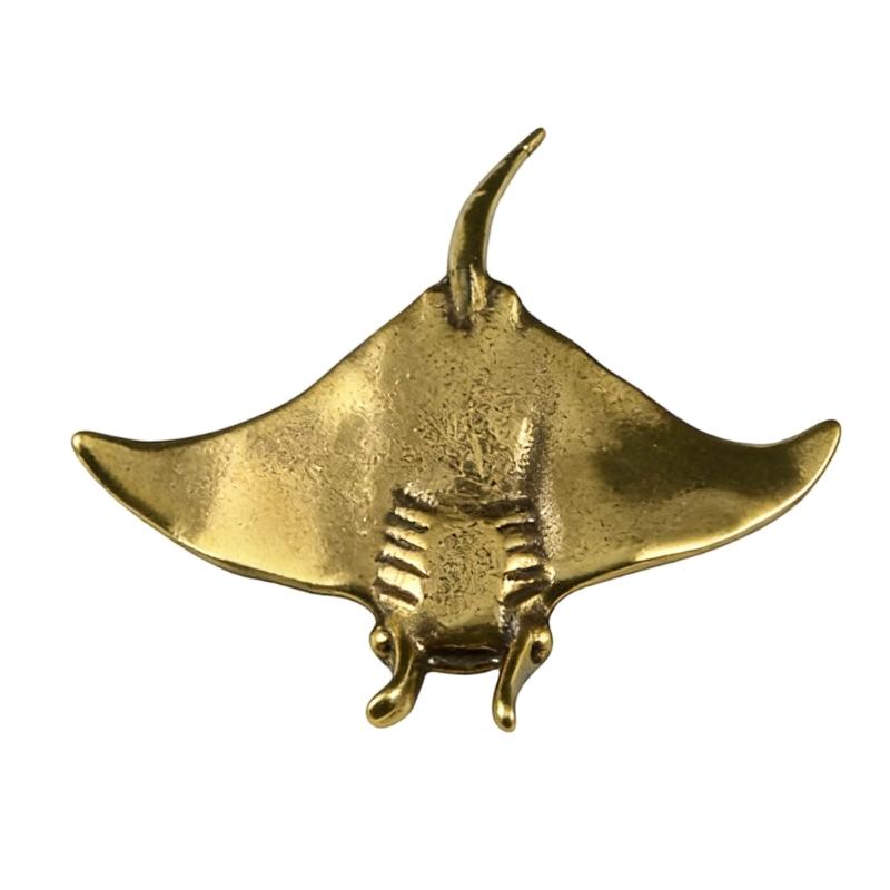 Metal Animal Statues Figurines Retro Fish Statue Figurines Sculptures Tabletop Centerpieces Home Decors Collectibles