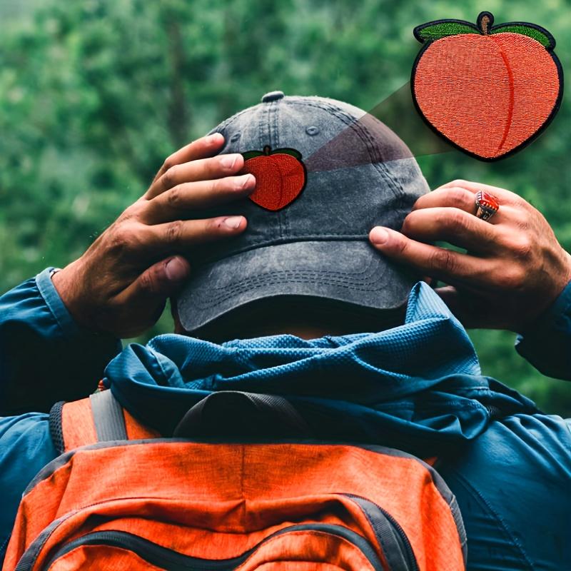 Cute Cartoon Peach Tactical Velcros Patch Hook & Loop Fastener - Military Embroidered Morale Badge for School Bag Molle Backpack