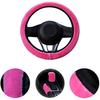 Plush Steering Wheel Cover Winter Handbrake Shift Cover Universal Telescopic Steering Wheel Cover Car Accessories
