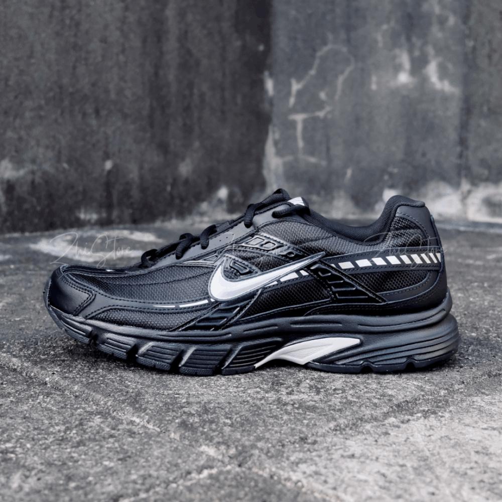 Nike Initiator Anti Slip Wear Resistant Low Top Casual City Commute Running Shoes Men's Black Sneakers IB4595-001
