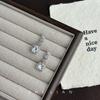 Zhao Ruth full of diamonds exquisite simple earrings light luxury high-end stud earrings temperament niche design versatile earrings