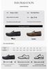 Men's British Style Breathable Leather Loafers: Soft Sole Slip-on Casual Driving Shoes