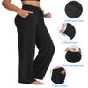 Plus Size Wide-Leg Straight-Leg Casual Pants with Pockets Women's Loose Drawstring Wide-Leg Pants