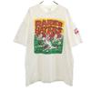 80s 90s Made In USA Old American Football RIDER HATERS Short Sleeve T-shirt Men's Used