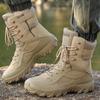 Large size boots Outdoor high-top field boots Ultra light desert boots Outdoor hiking boots Source