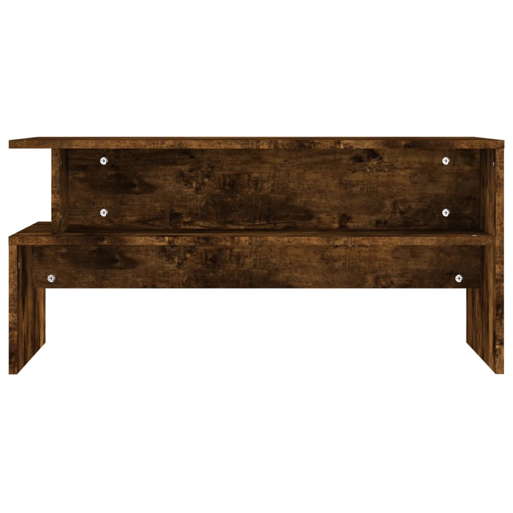 Coffee Table Smoked Oak 90x55x42.5 cm Particleboard