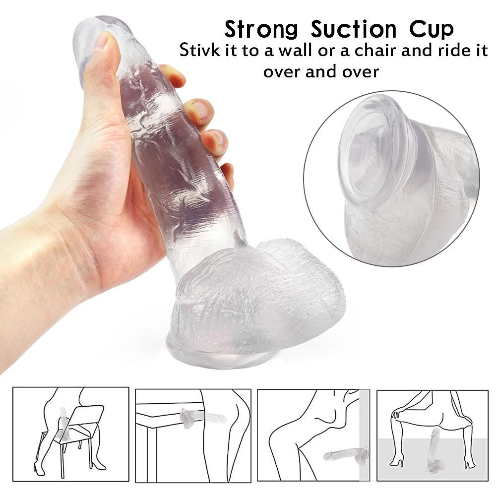Realistic Dildo with Suction Cup Huge Dildos Sex Toys for Woman Men Fake Dick Big Penis Anal Butt Plug Erotic Sex Shop