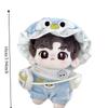 1 set Penguin Baby 10cm Cotton Doll Clothes Baby Bottle Outfit Cotton Doll's Clothes Set Mini Cartoon 10cm Doll Clothes