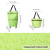 Foldable Shopping Bag Trolley Oxford Cart Wheel Handbag Eco-Friendly Reusabl
