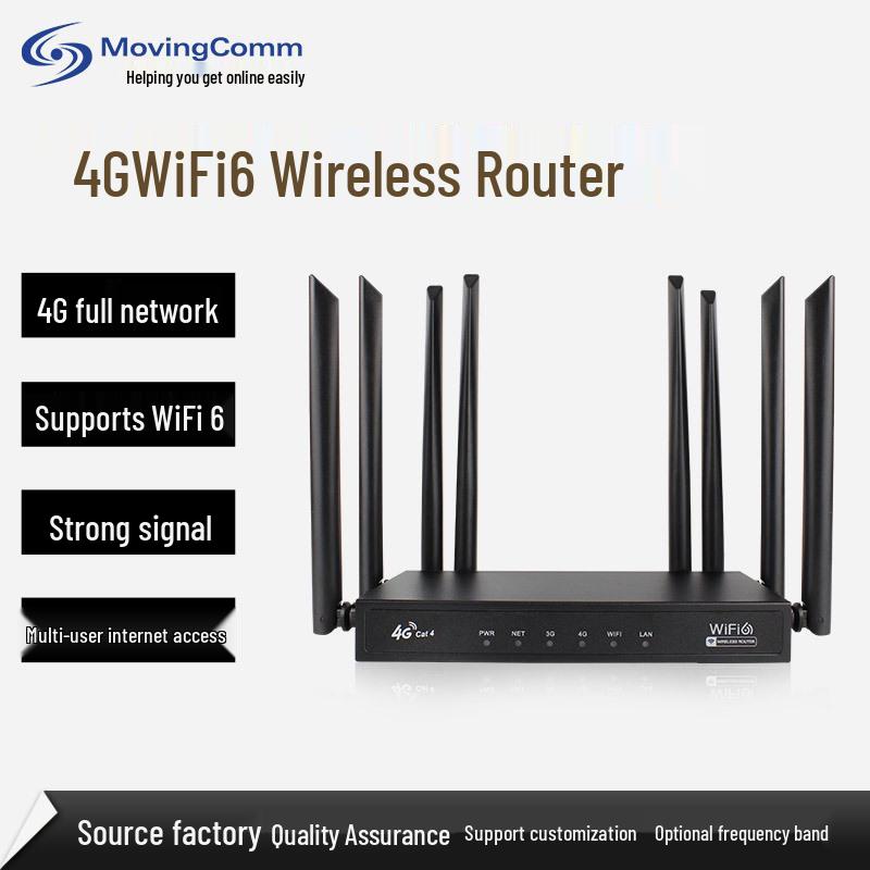 Xinghengxun 4G CPE WiFi 6 Router: 300M, 8-Antenna, Strong Signal, Enterprise-Grade Home Wireless Network