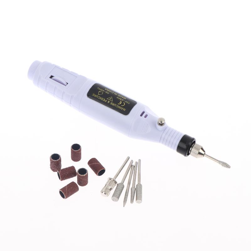 Electric Nail Sander Machine Adjustable Speed Drill Set for Acrylic Gel Nails Removal and Shaping