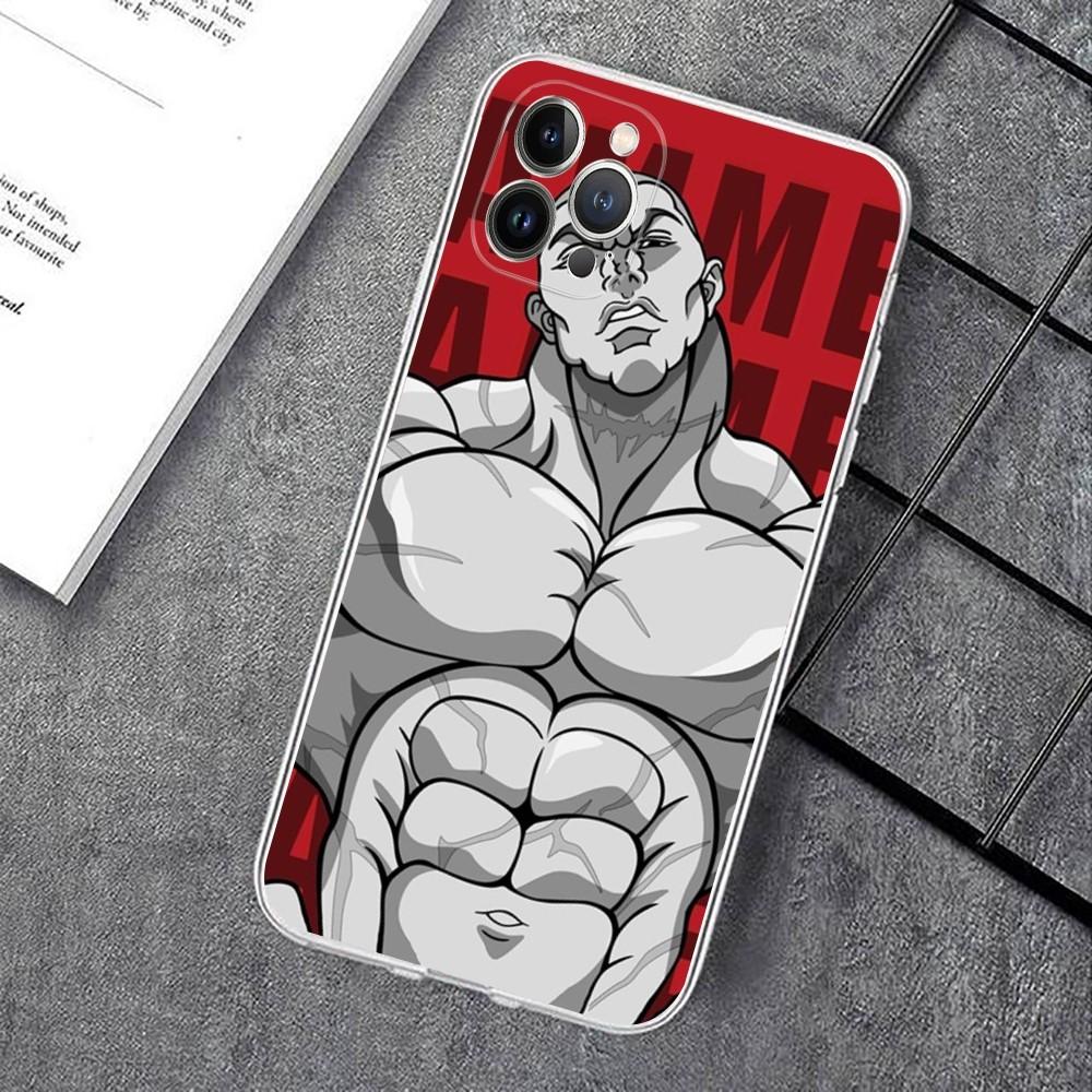 Hanma baki Grappler Phone Case For iPhone 15 14 11 12 13 Mini Pro XS Max Cover 6 7 8 Plus X XR SE 2020 Funda Shell