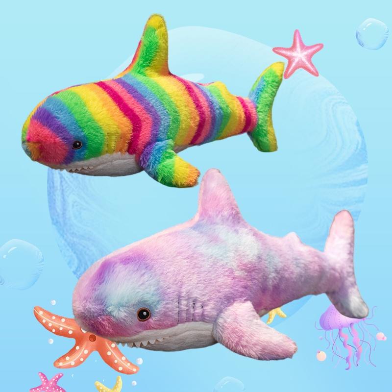 Plush Shark Pillow Toy Perfect For Bedtime Snuggles