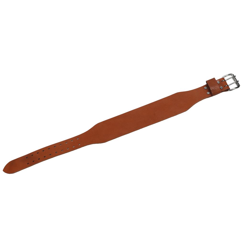 Weightlifting Belt 1 Layer Leather Double Prong Power Lifting Back Support Men Women Strength