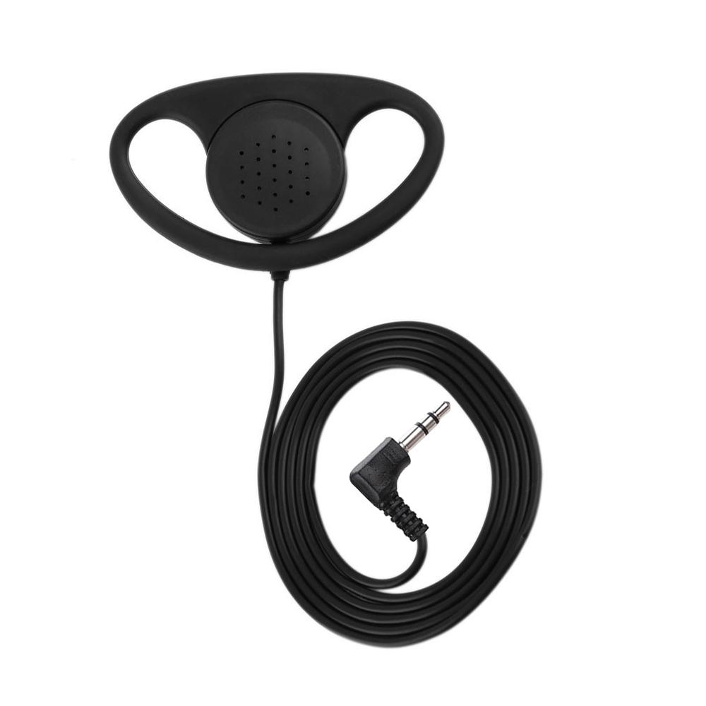 D-Form, weicher Ohrbügel, 3,5-mm-Stecker, einseitiger Headset-Kopfhörer für Laptop-PC