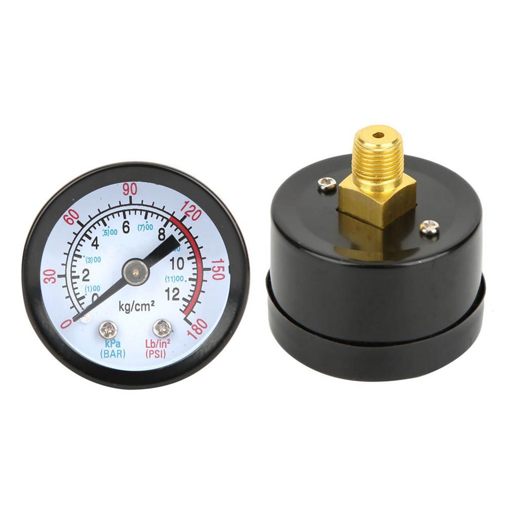 Air Compressor Pressure Gauge Pressure Gauge Air Compressor Pressure Gauge Y40 Iron Shell Instrument Pressure Measuring Meter