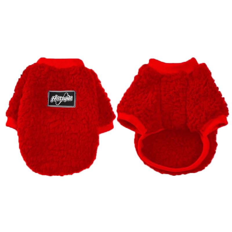 Vestiti in peluche per animali domestici: Carino Gilet in Pile Double-Face per Cani e Gatti - Extra Caldo e Resistente al Freddo per Autunno e Inverno