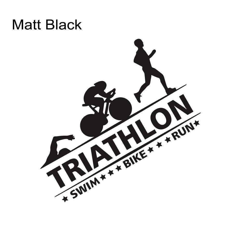 Autolepka Triathlon Plavání Kolo Běh Sportovec Sport Kufr Vinylová Samolepka Motocykly Auto DIY Vnější Dekorace Samolepka Příslušenství