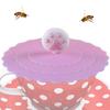 Silicone Cup Lid Creative Round Mug Cover Leak Proof Round Shape Reusable Tea Coffee Leak-Proof Cup Lid Cup Accessories